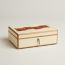 Amalthee Perspectives Indiennes watch box, large model, nata/rose hibiscus