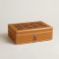 Amalthee Tricolore watch and jewelry box, large model, sésame