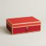 Amalthee tricolore watch box, large model, rouge