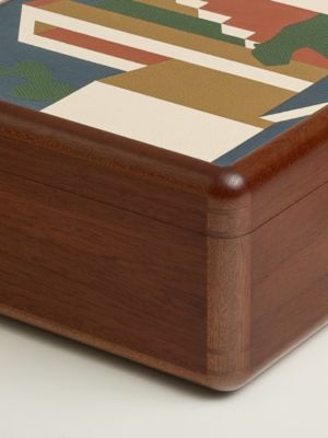 Casaque Felin dans un Jardin Mexicain 워치 및 커프링크스 박스, 보기: 세부 사진, detail, 4개 중 5번째 보기