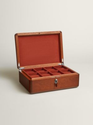 Casaque H Equinoxe watch box, View: front, front, view 2 of 6