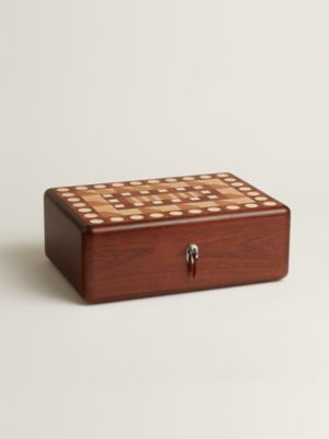 Casaque Jeux d'Ordre watch and cufflink box