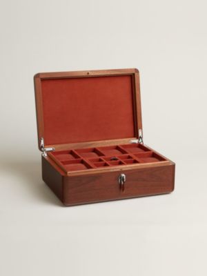 Casaque Jeux d'Ordre watch and cufflink box, View: front, front, view 3 of 6