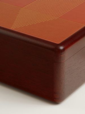 Casaque H Milleraies watch and cufflink box, View: Detail, detail, view 5 of 6
