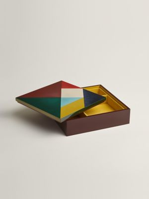 Theoreme Tangram multi-compartment box, large model, View: front, front, view 3 of 5