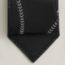 Cuir Baseball tie 7&nbsp;cm, noir