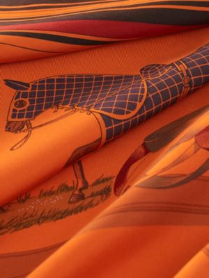 Couvertures et Tenues de Jour cavaliere scarf 90, View: Detail, detail, view 3 of 3