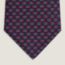 H au Maillon tie, marine/rouge/denim