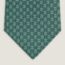 H au Maillon tie, vert/gris/blanc