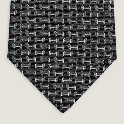 H en Relief tie