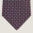 H en Relief tie, bordeaux/blanc/anthracite