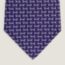 H en Relief tie, violet/blanc/rose