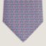 H en Relief tie, rose/blanc/bleu