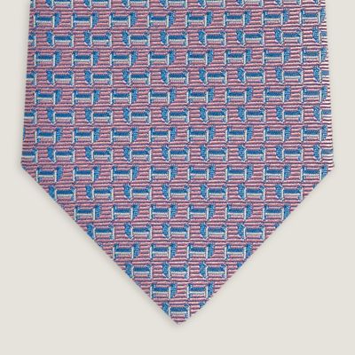 H en Relief tie 7&nbsp;cm