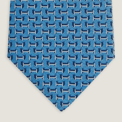 H en Relief tie 7&nbsp;cm