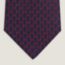 Dancing H tie, marine/rouge