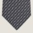 Chevron d'H tie 7&nbsp;cm, marine/blanc
