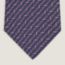 Chevron d'H tie, marine/rose