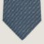 Chevron d'H tie, gris bleuté/ciel