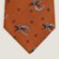 Rodeo H tie 7&nbsp;cm, orange/marron foncé/bleu moyen