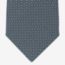 Cocorico heavy silk tie, vert anglais/gris clair