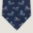 Corbata Crazy Poney, bleu marine/azur/rouge