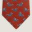 Crazy Poney tie, orange/gris/bleu