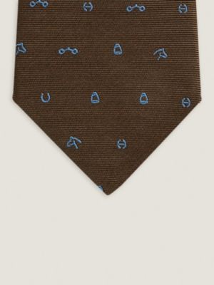 Corbata Tutti Frutti Équestre 7&nbsp;cm