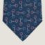Mors Tricolore tie 7&nbsp;cm, indigo/rose/ciel