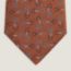Mors Tricolore tie, orange/marine/ciel