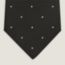 Cravate Sporty Dots, football/noir/blanc