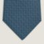 H Discret Unie tie, bleu grisé