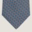 Crabe Dechaine tie 7&nbsp;cm, azur/orange/blanc