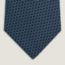 Power & Wisdom tie, marine/ciel