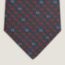 H Speed tie 7&nbsp;cm, gris bleuté/orange