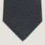 Geometrical H tie, noir/ardoise