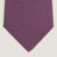 Geometrical H tie, rouge/bleu moyen