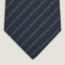 Jetez l'Ancre tie, marine foncé/gris bleuté