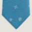 Flocons en Vrac tie, azur/blanc/marine