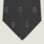 Cravate 7&nbsp;cm Maillon d'Hiver, noir/anthracite/gris
