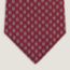 Ocean H tie, rouge/blanc/gris