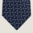 Mors Vibrants tie, marine/blanc/azur