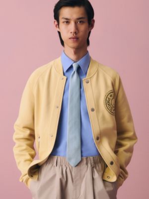 シルクタイ 7&nbsp;cm《ウィーヴ》, イメージ: 着用例, worn, ビュー2の2