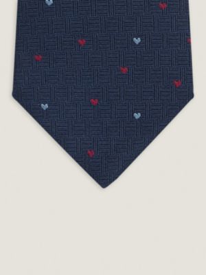 Hearts tie 7&nbsp;cm