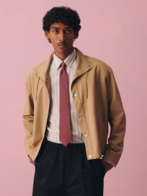 シルクタイ 7&nbsp;cm《ワン・フィッシュ》, イメージ: 着用例, worn, ビュー2の2