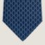 H Coeur tie 7&nbsp;cm, marine/azur