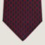 H Coeur tie 7&nbsp;cm, marine/rouge