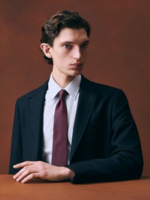 シルクタイ 7&nbsp;cm 《Hクール》, イメージ: 着用例, worn, ビュー2の2