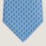 H Coeur tie 7&nbsp;cm, ciel/blanc