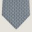 H Coeur tie 7&nbsp;cm, gris/blanc